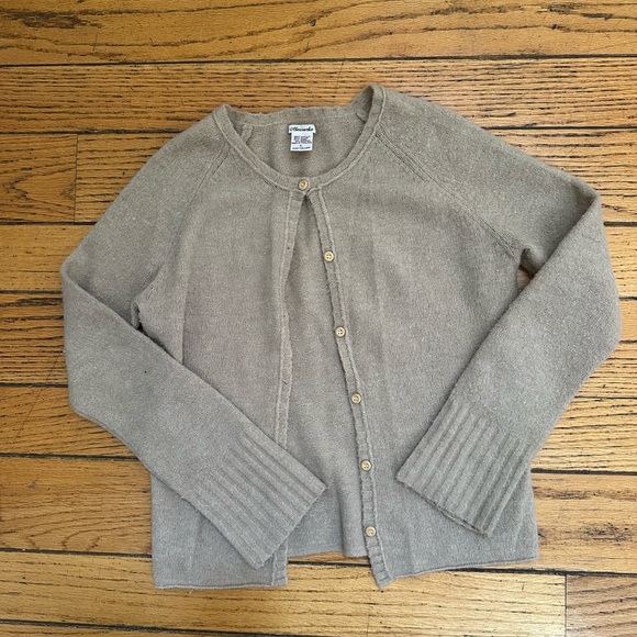 Abercrombie & Fitch Sweaters - Abercrombie & Fitch Taupe Button-Front Knit Cardigan